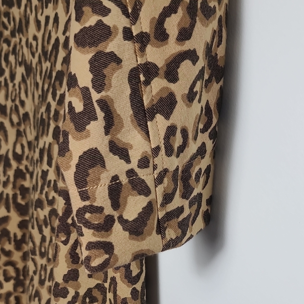 CAROL ANDERSON By Invitation Leopard Print Jacket 3/4 Sleeve w/Pockets Size XS - Picture 16 of 16